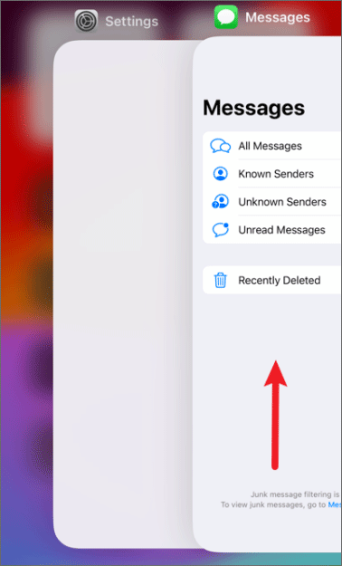 close messages app