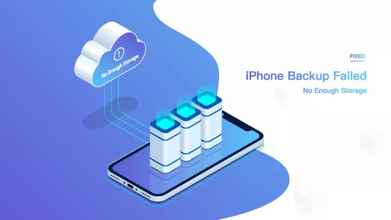 fixed iphone backup failed for not enough space in icloud