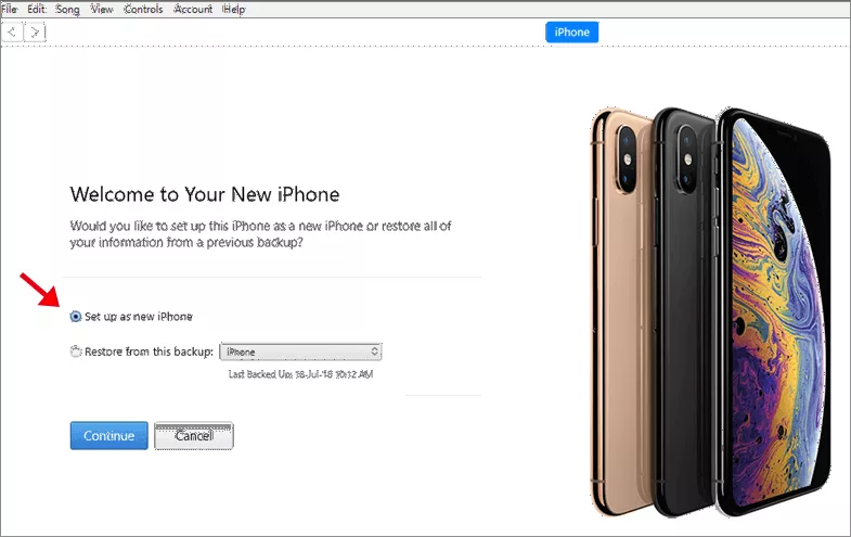 activate iPhone via iTunes