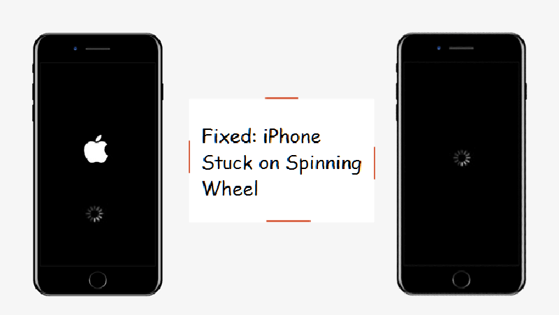 fix iphone stuck on spinning wheel