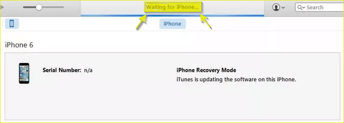 fix itunes stuck on waiting for iphone