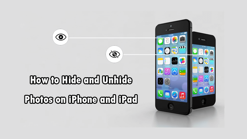 hide and unhide photos in iphone and ipad