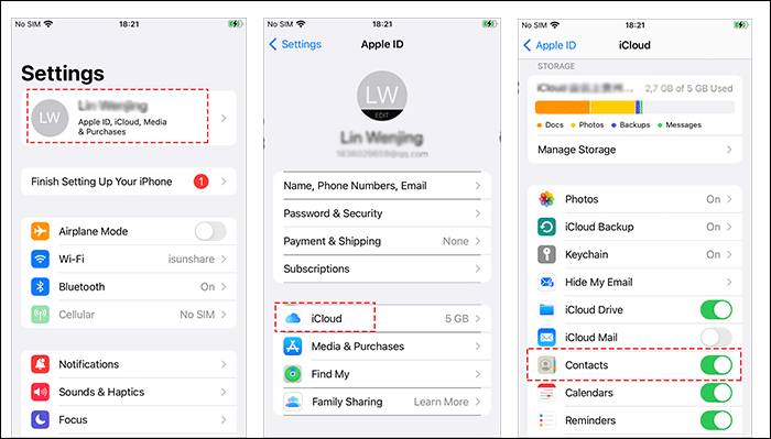 how to backup iphone contact list to computer