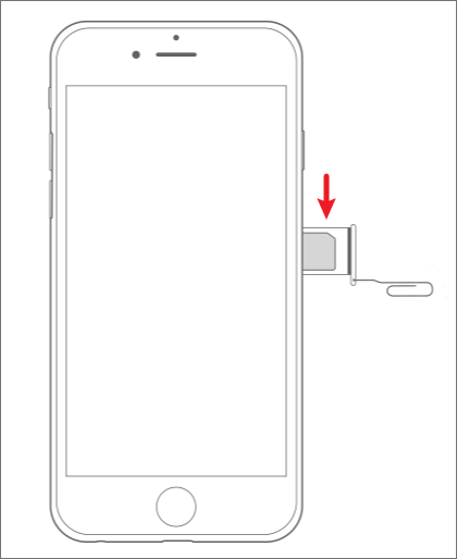 reinsert SIM card