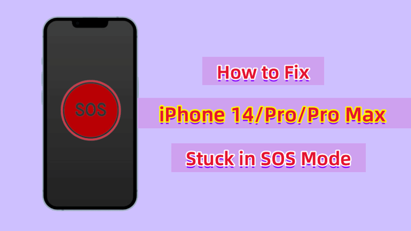 iPhone 14 stuck in sos mode