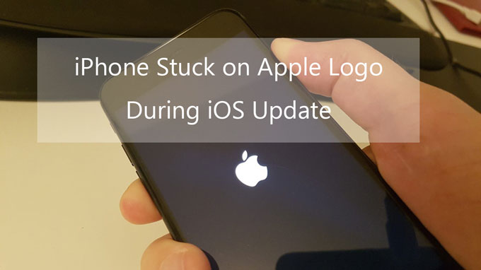 how to fix iphone stuck on apple logo during update