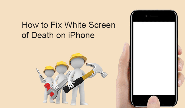how to fix white screen of death on iPhone