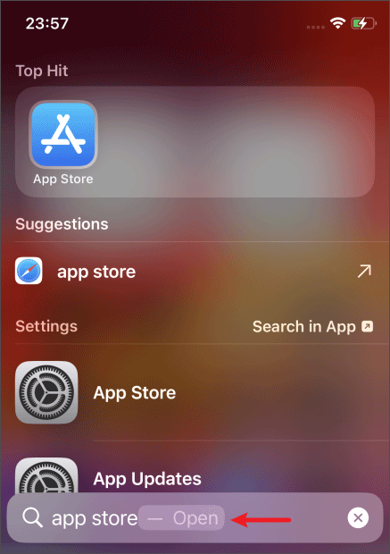 search app store