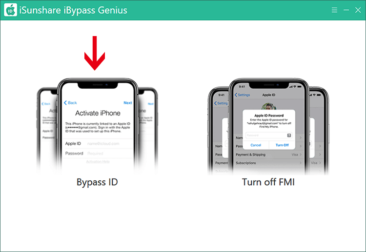 choose Bypass ID