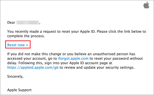 Iforgot apple