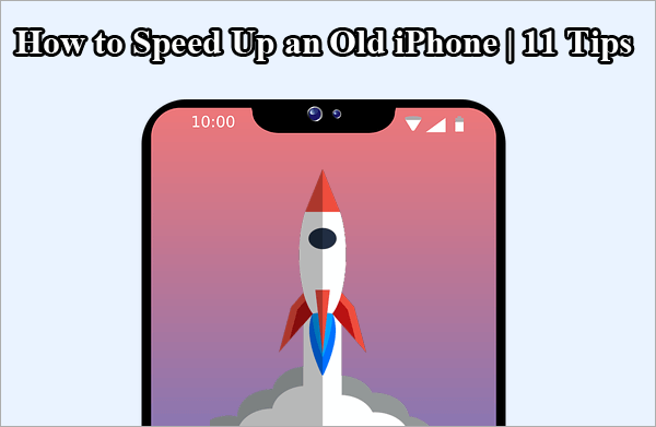 speed up an old iphone