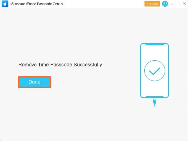 finish removing screen time passcode