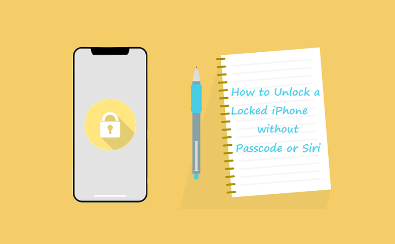 unlock locked iphone without passcode or siri