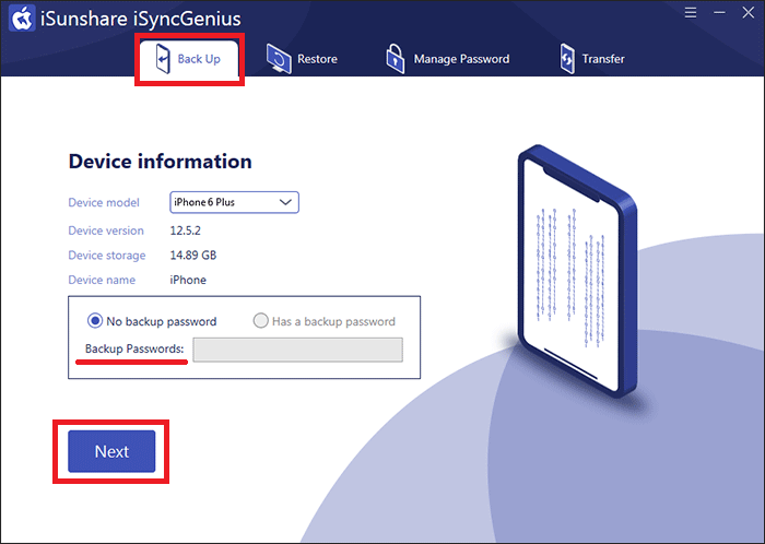 device information check