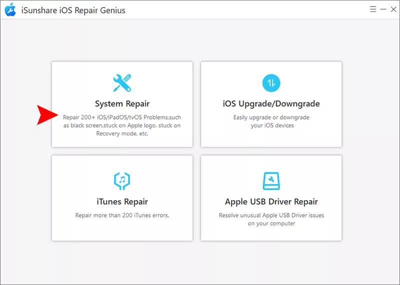 select system repair