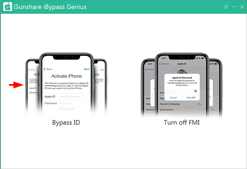 choose Bypass ID