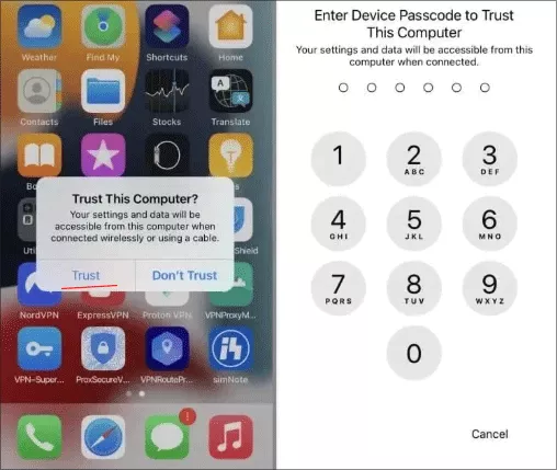 trust computer prompt