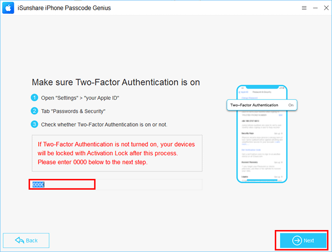 confirm Two-Factor Authentication is on
