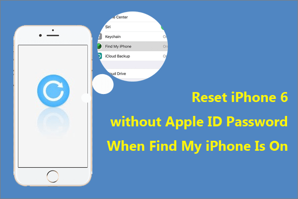iphone passcode reset with apple id