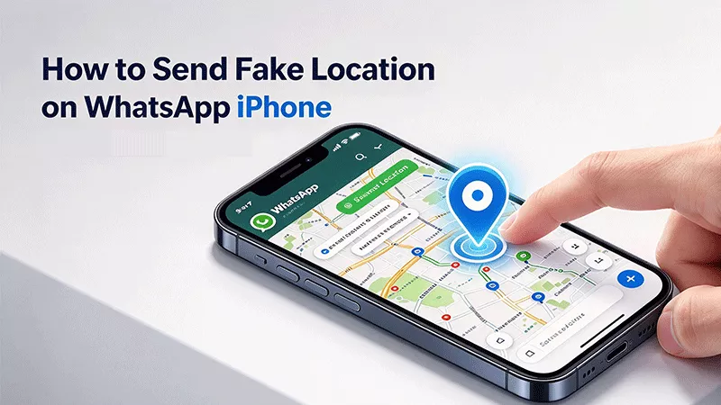 send fake location on WhatsApp iPhone