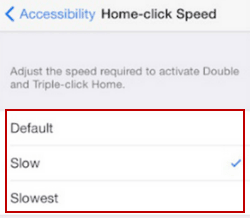 choose home click speed