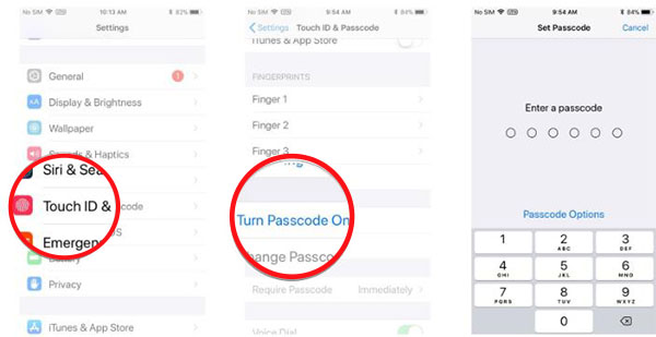 Set Password on iPhone and iPad