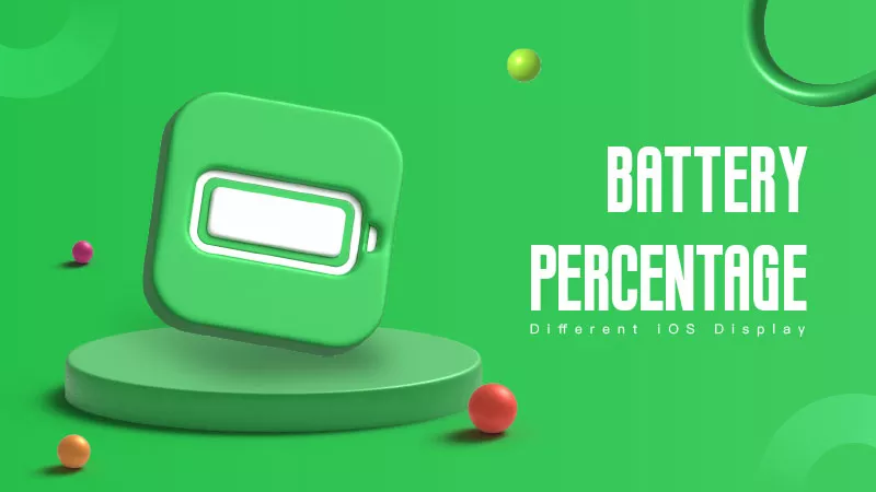 show the iPhone battert percentage