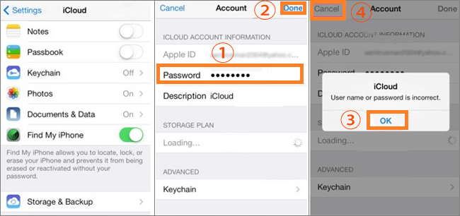 input one password randomly