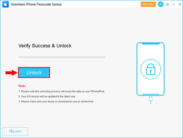 unlock the locked iphone