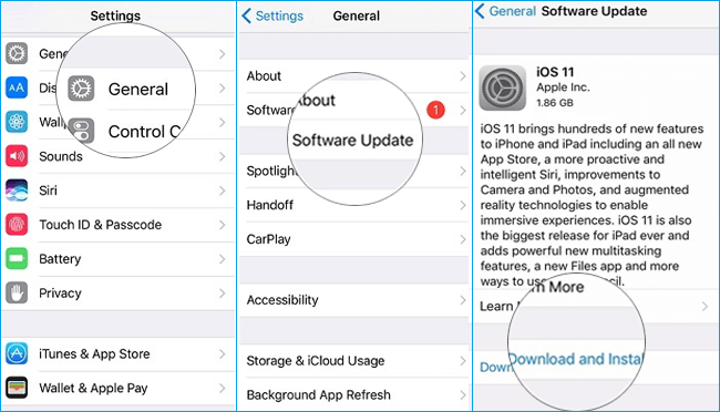 update iphone to the latest version