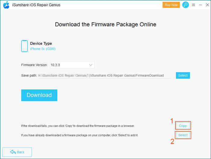 download a firmware in a browser