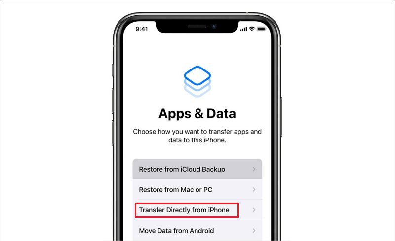 transfer directly from iphone