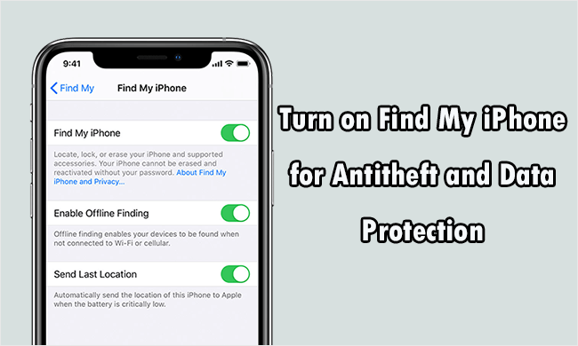 enable find my iphone enable find my iphone