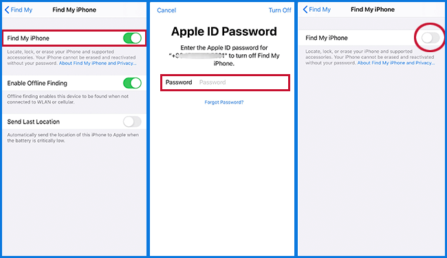 turn off find my iphone turn off find my iphone