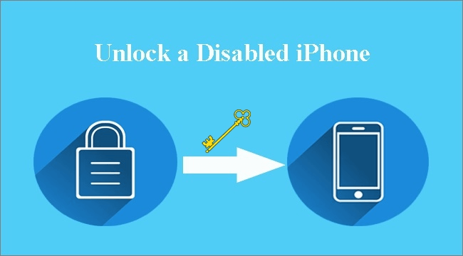 unlock a disabled iphone
