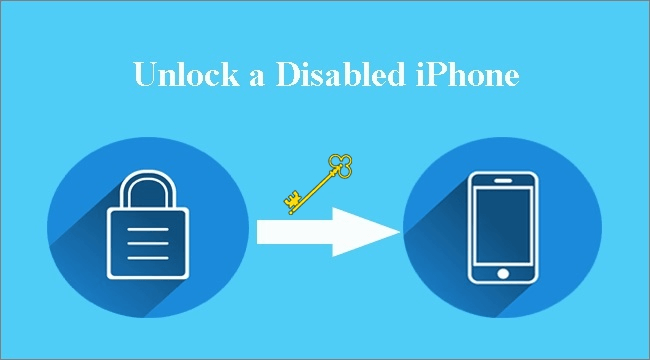 無効にしたiPhoneのロックを解除する