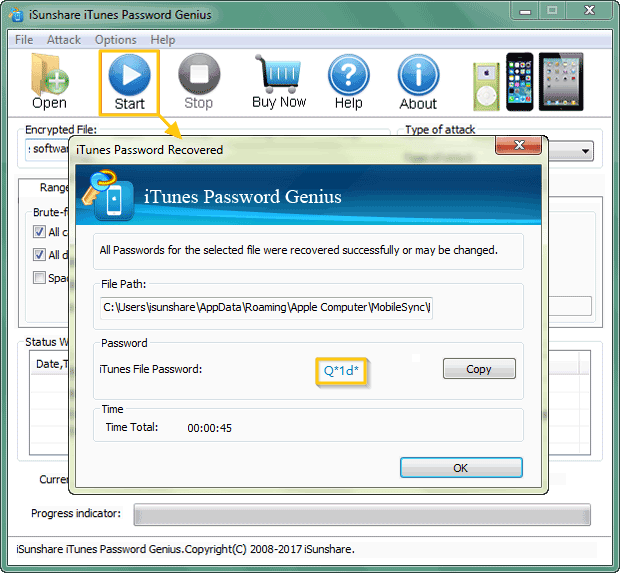 recover forgotten iPhone backup password successfully