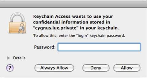 enter Mac lock password to show iPhone backup password