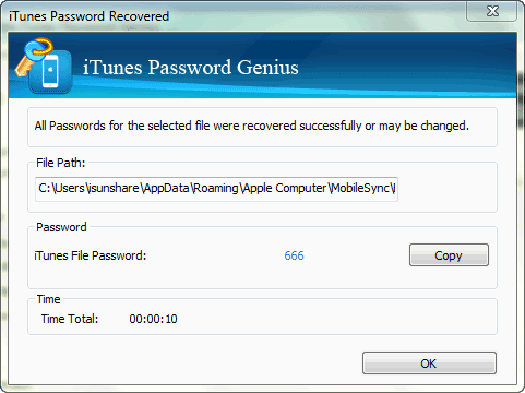 recover itunes password