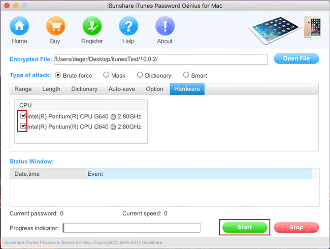 improve iphone backup password recovery speed on mac
