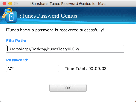 successfully recover iphone 7 backup password on mac os x