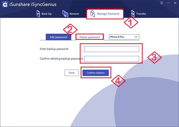 turn off iTunes backup encryption via iSyncGenius