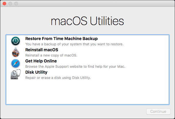 macOS utilities