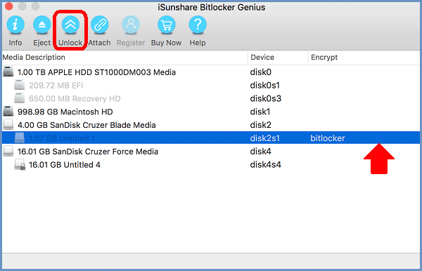 decrypt the BitLocker drive