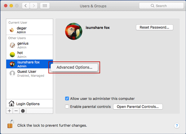 how to remove admin user from mac without password