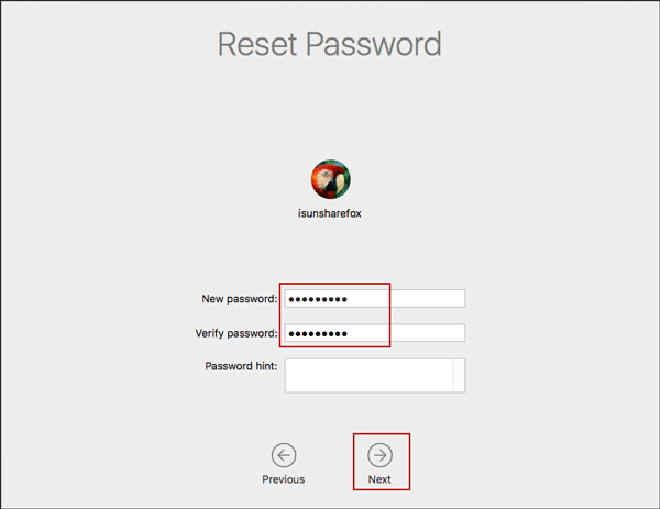 reset password on mac reset password on mac
