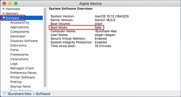 successfully boot mac in safe mode