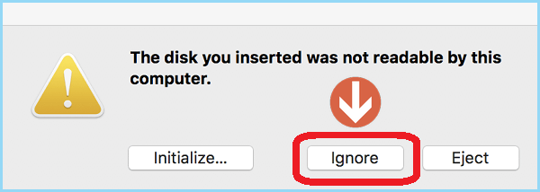 unreadable inserted BitLocker disk