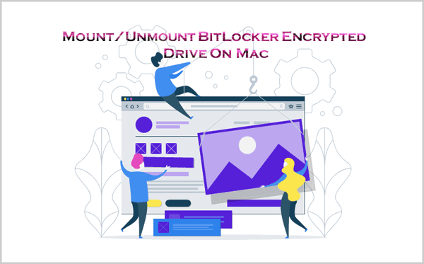 mount unmount bitlocker drive on mac