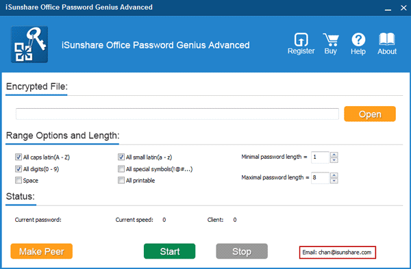 run office password genius advanced